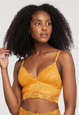 Longline Bralette & High Waist Panty Set
