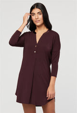 Dolman 3/4 Sleeve Nightshirt