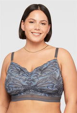 Silk and Smoke Cup-Sized Lace Bralette