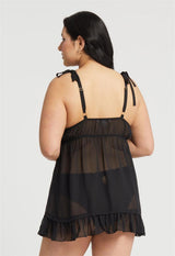 Dahlia Plus Babydoll with Panty