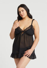 Dahlia Plus Babydoll with Panty