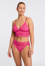Longline Bralette and Brazilian Set