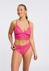 Longline Bralette and Brazilian Set
