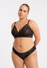 Lacy Wire-Free Bra