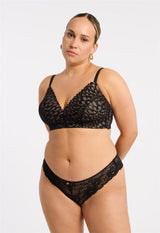 Lacy Wire-Free Bra