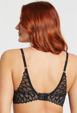 Lacy Keyhole Balconette Bra
