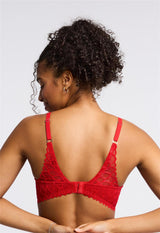 Lacy Keyhole Balconette Bra