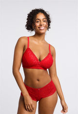 Lacy Wire-Free Bra