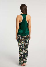 Magnolia Silk Racerback Tank/Lounge Pant By Inej