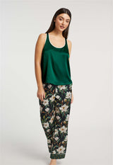Magnolia Racerback Silk Tank/Lounge Pant By Inej
