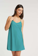 V-Neck Silk Chemise By Inej