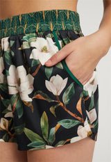 Magnolia Silk Racerback Tank/High Waist Short By Inej