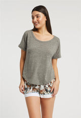 Wild Horses Dropped Shoulder T Shirt/Short By Inej