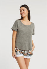 Wild Horses Dropped Shoulder T Shirt/Short By Inej