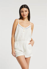 Cotton Gauze Romper By Inej