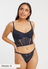 Botanical Cropped Bustier