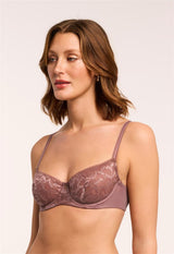 Woodrose Flirt Demi Lace Bra