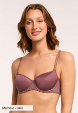 Woodrose Spacer Balconette Bra