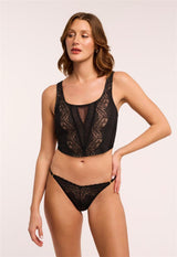 Temptation Corset Set with Lace Cheekini