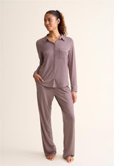Button Down Pj Set