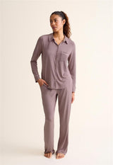 Button Down Pj Set