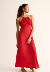 Parisian Nights High Neck Long Gown