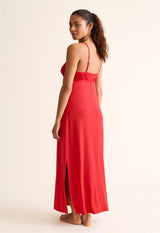 Parisian Nights High Neck Long Gown