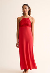 Parisian Nights High Neck Long Gown