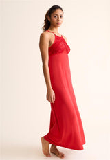 Parisian Nights High Neck Long Gown