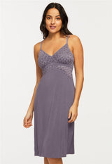 Modal Bust Support Midi Chemise