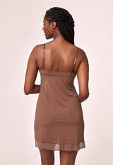 Round Neck Mid-Thigh Slip
