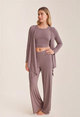 Flared leg pant with pockets
