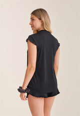 Shortie Pj Set with scrunchie