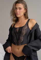 Temptation Corset Set with Lace Cheekini