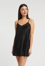 V-Neck Silk Chemise By Inej