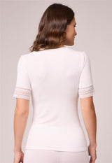 BodyBliss Long Sleeve V-Neck Top