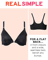Real Simple Magazine featuring Black Smoothing Bra