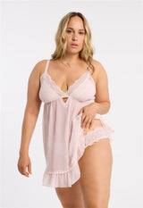 Dahlia Plus Babydoll with Panty