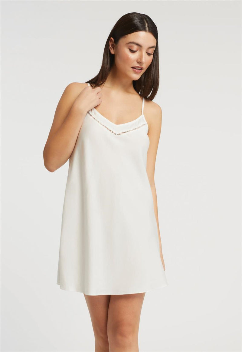 V-Neck Tencel Chemise