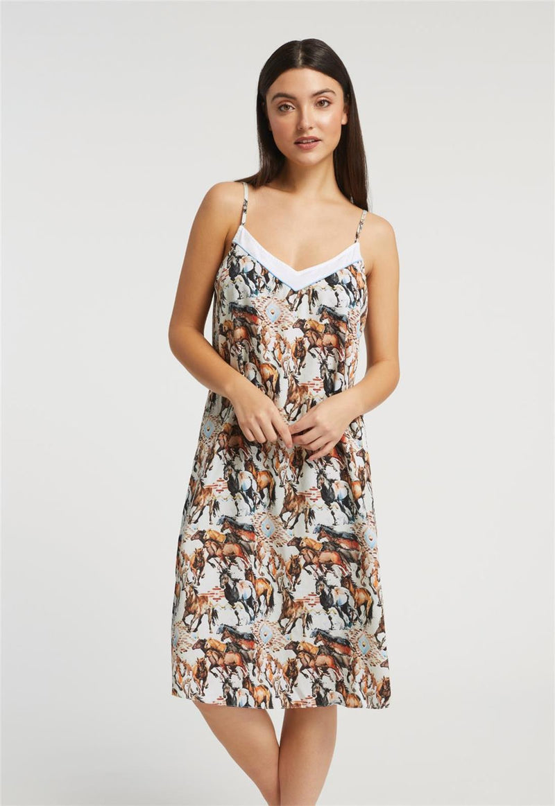 Wild Horses Lounge Tencel Dress