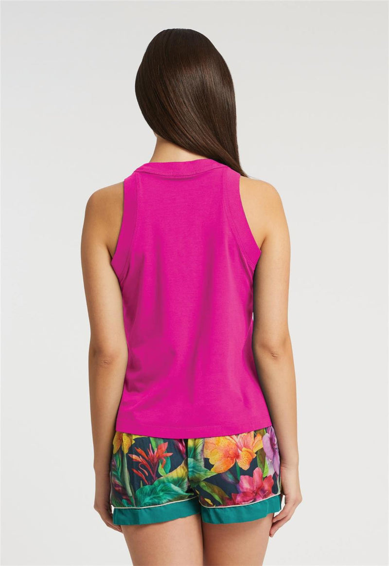 Botanica Tencel High Neck Tank/Cuffed Short