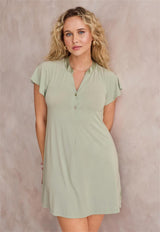 Fluttered Sleeve Nightshirt