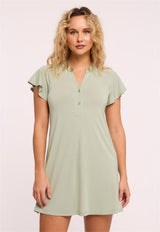 Fluttered Sleeve Nightshirt