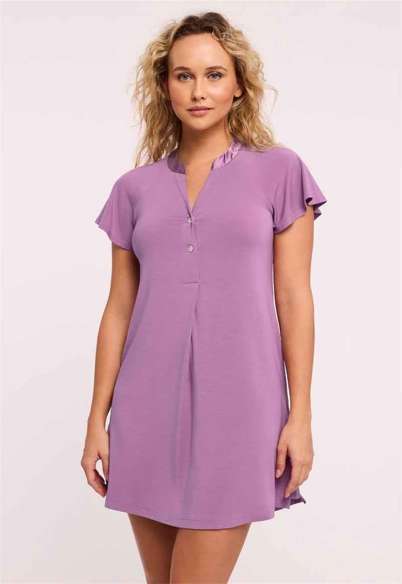 Fluttered Sleeve Nightshirt