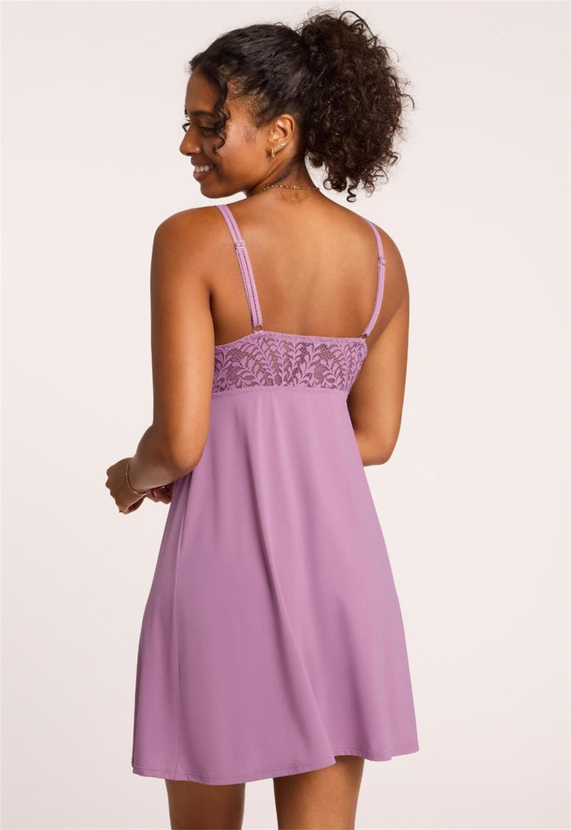 Berry Garden Bust Support Chemise