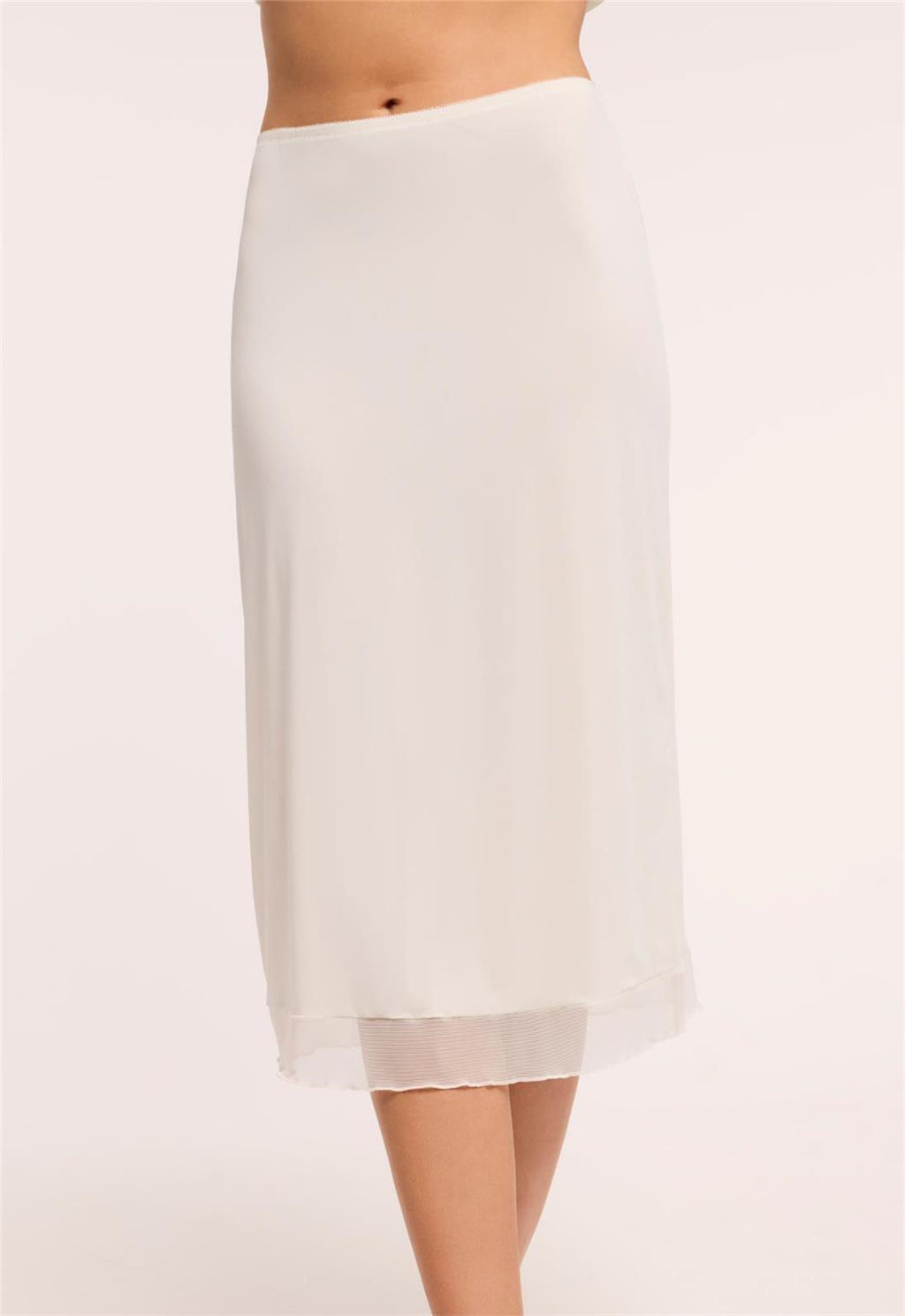 half slip under dresses Long Half Slip - XL / Pearl