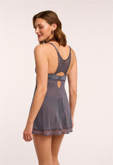 Lights Out Babydoll with adjustable cheekini
