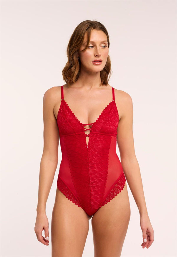 Lacy Teddy Bodysuit