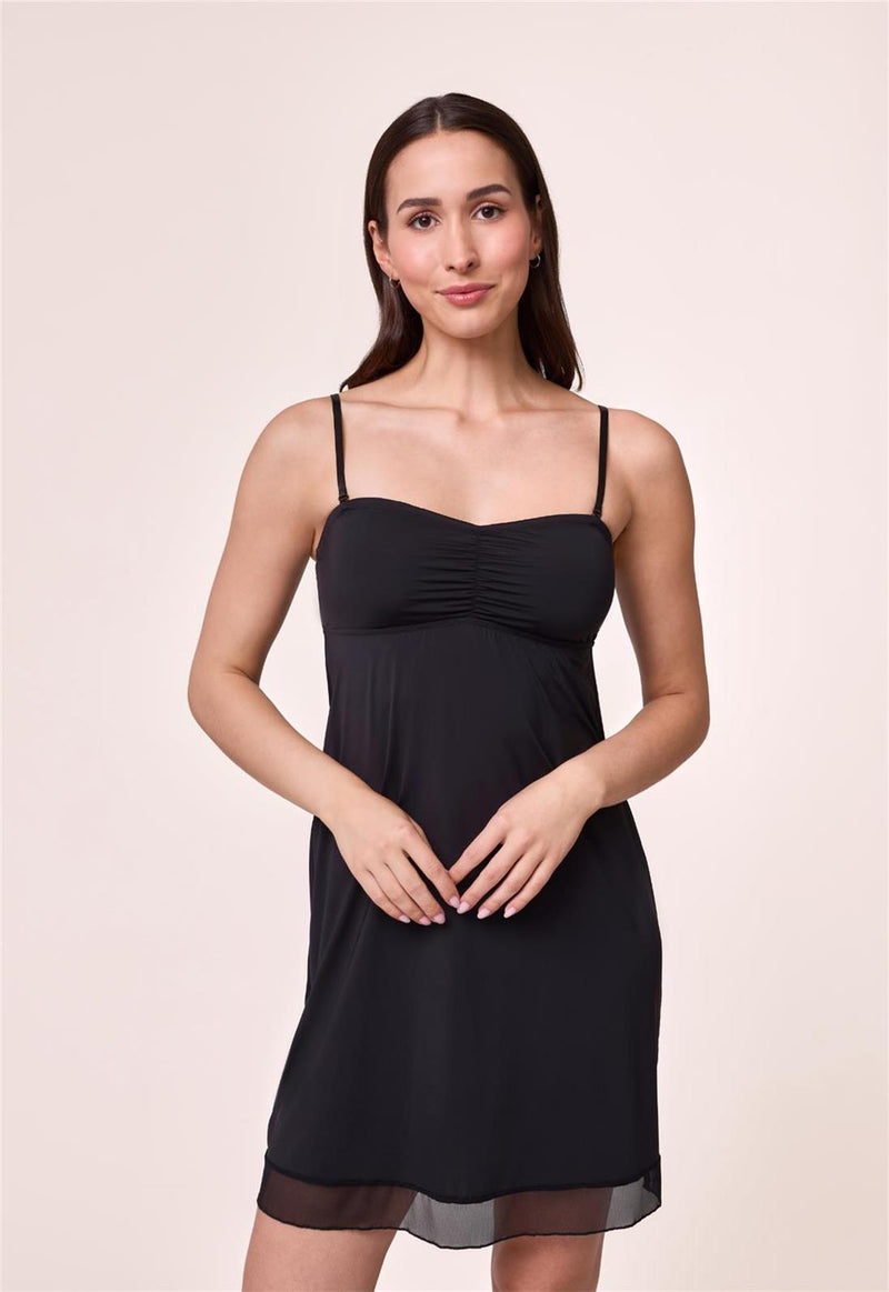 black strapless slip for under dress Strapless Slip - XXL / Black