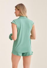 Shortie Pj Set with scrunchie